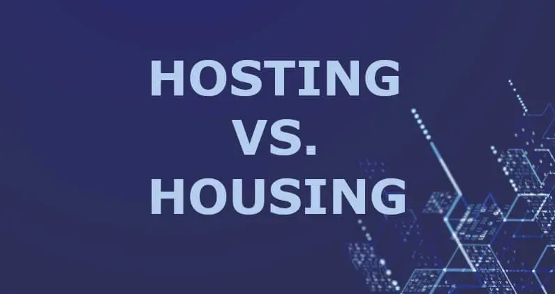 Alojamiento web: diferencias entre hosting y housing