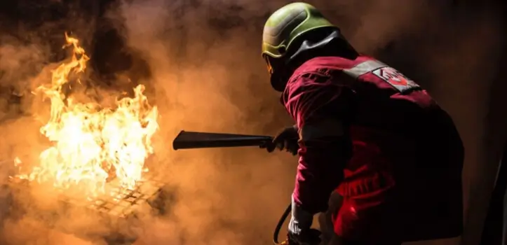 Curso de extincin de incendios