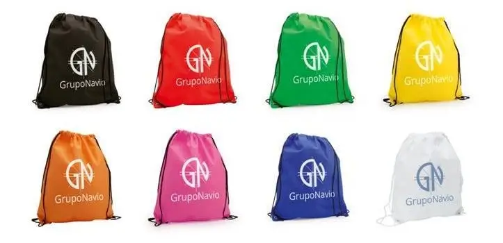 Mochilas personalizadas Non Woven con tu logo corporativo impreso 