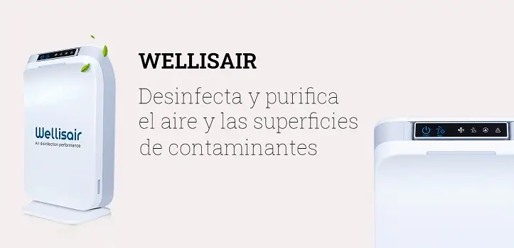 Wellisair: purificador y desinfectante de aire y superficies