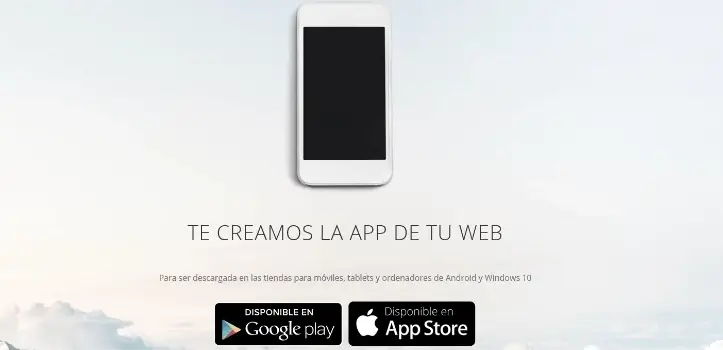 Pgina web responsive con hosting, dominio y App para Android e iOS