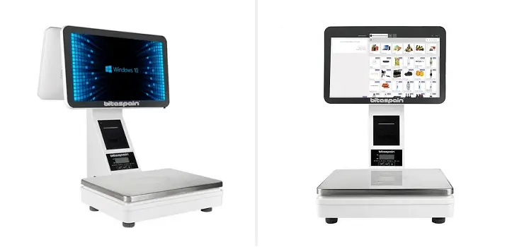 Balanza con TPV integrado