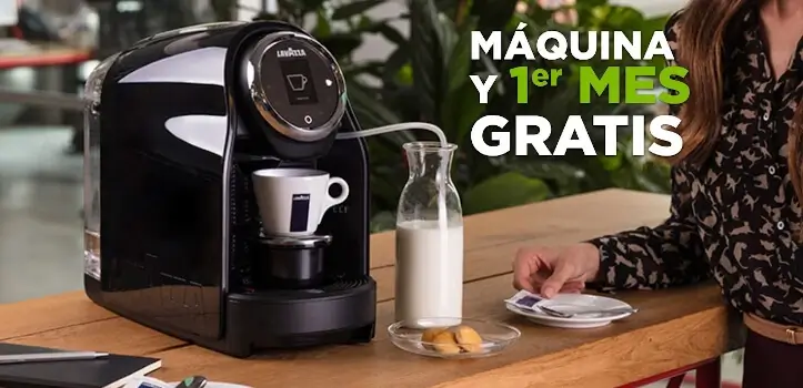 Caf Lavazza con leche fresca en tu oficina