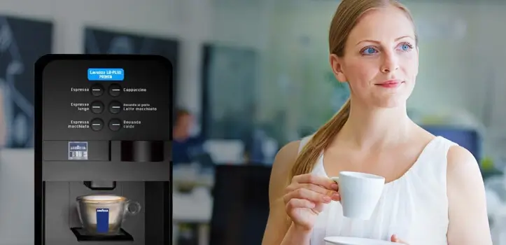 C�psulas de caf� Lavazza + m�quina �Aut�ntico caf� italiano en tu oficina!