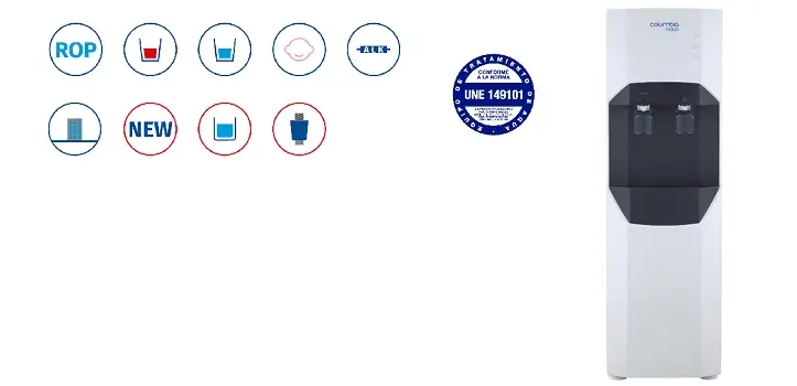 Fuente de agua de smosis inversa