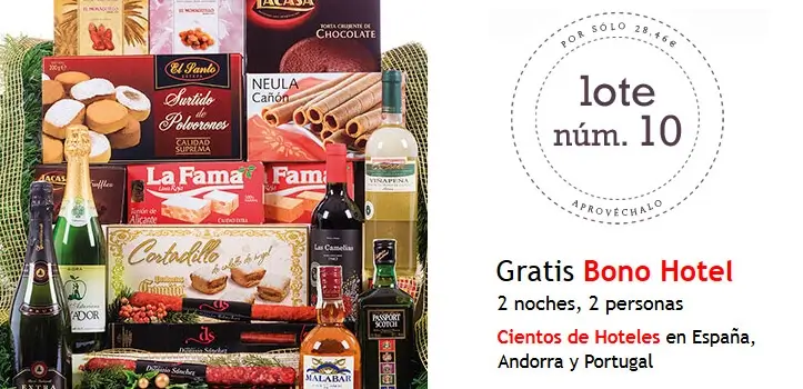 																															Más de 100 Lotes y Cestas de Navidad<br>