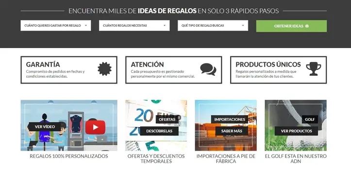 Regalos de empresa nicos y al por mayor. Pedido mnimo 250 