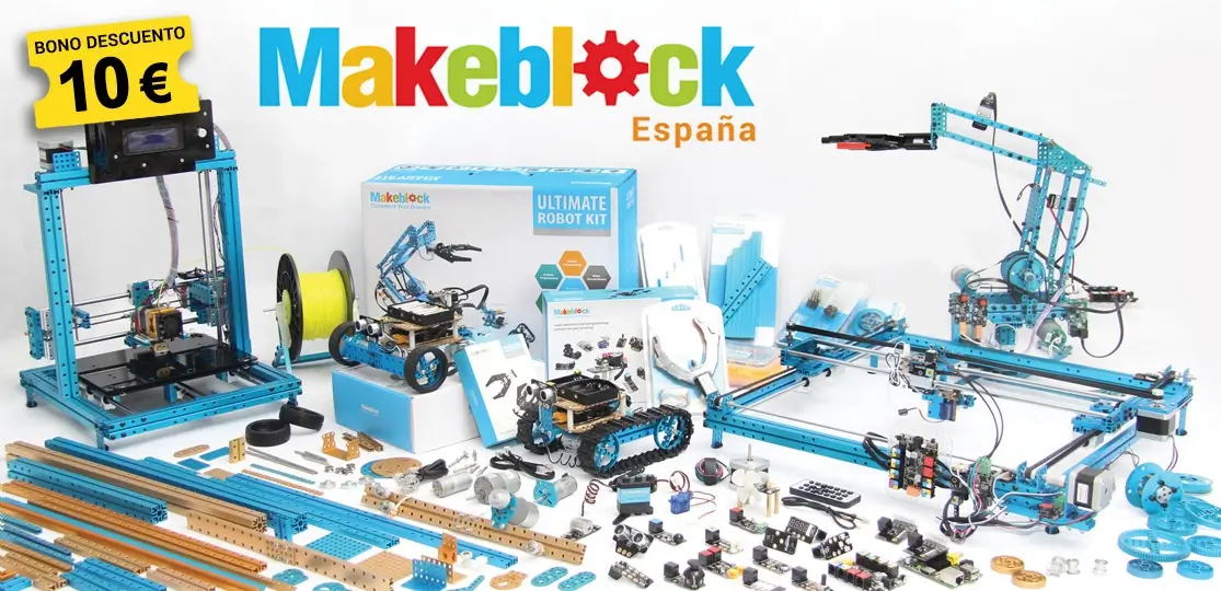 Construye tus propios robots con las piezas y kits de Makeblock