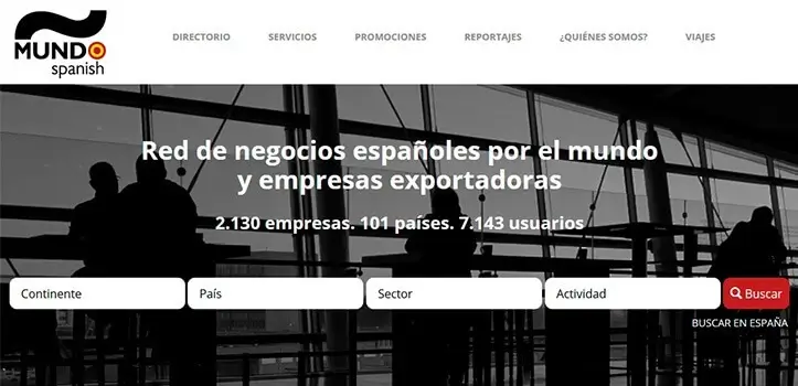 nete a Mundo Spanish, la red de empresas espaolas por el mundo