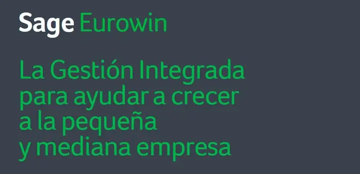 																																																													Disfruta del software de gesti�n SAGE EUROWIN *Oferta v�lida hasta 30/03*