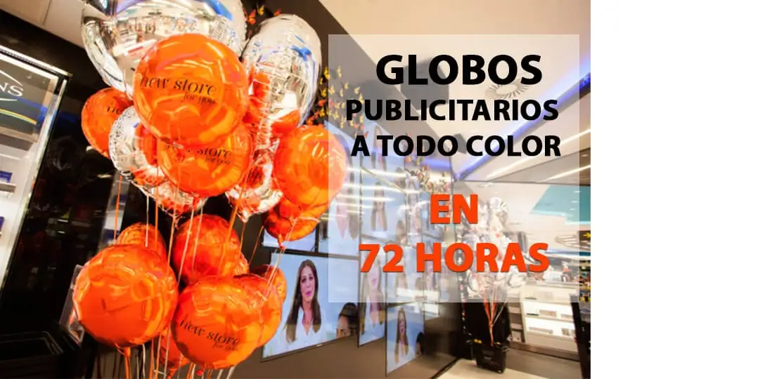 Globos para promocionar tu empresa