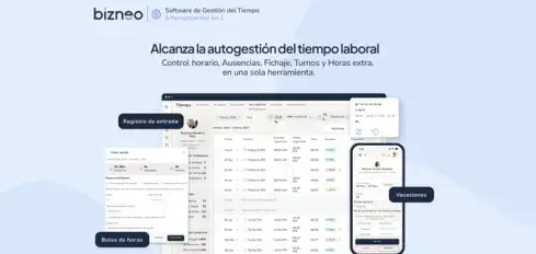 Software para la gesti�n del tiempo de Bizneo HR
