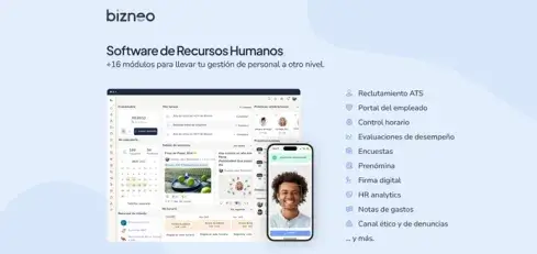 Software de recursos humanos Bizneo HR Suite