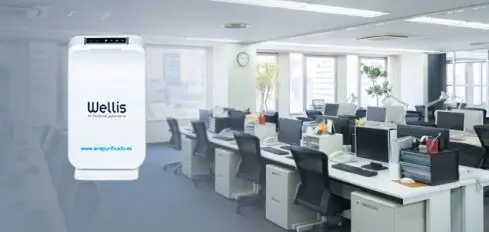 Desinfección y purificación de aire y superficies con sistema Wellisair Desinfección y purificación de aire y superficies con sistema Wellisair